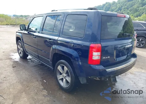 2017 Jeep Patriot High Altitude Edition z USA, uszkodzony, nr VIN 1C4NJRAB6HD172142